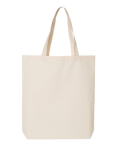 Q-Tees - 12L Economical Tote Natural - Wizard | GoThreadly